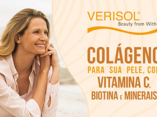 VERISOL sachê com Vitamina C, Biotina e Minerais