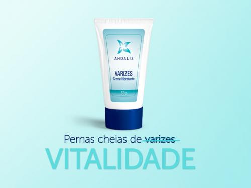 Creme para Varizes ANDALIZ – super hidratante