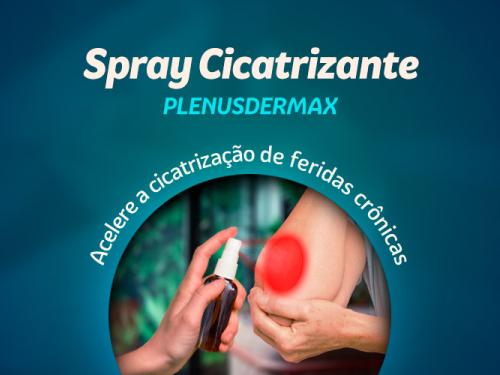 Plenusdermax: spray cicatrizante para feridas crônicas